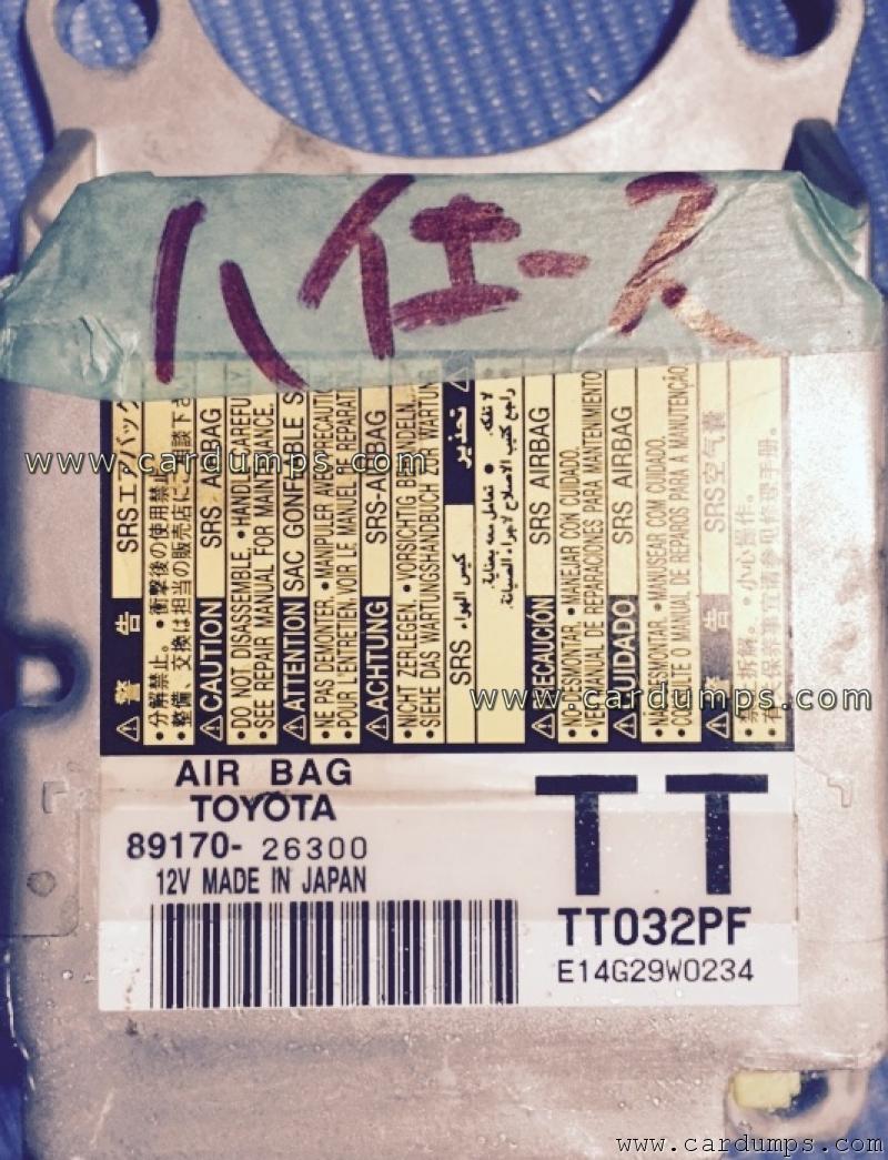 Toyota Hiace airbag 93c66 89170-26300