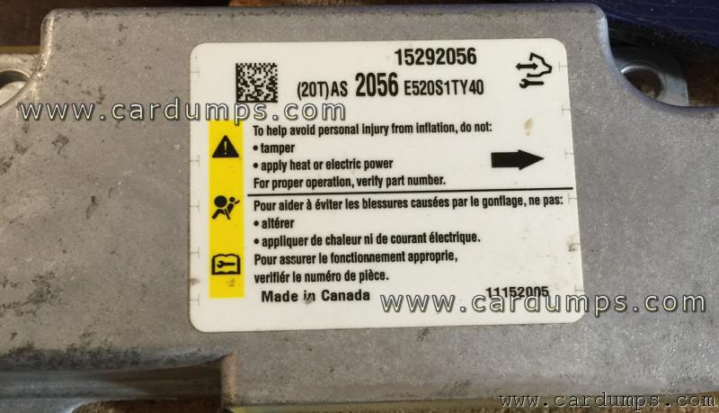 Chevrolet Monte Carlo 2006 airbag 25320 15292056