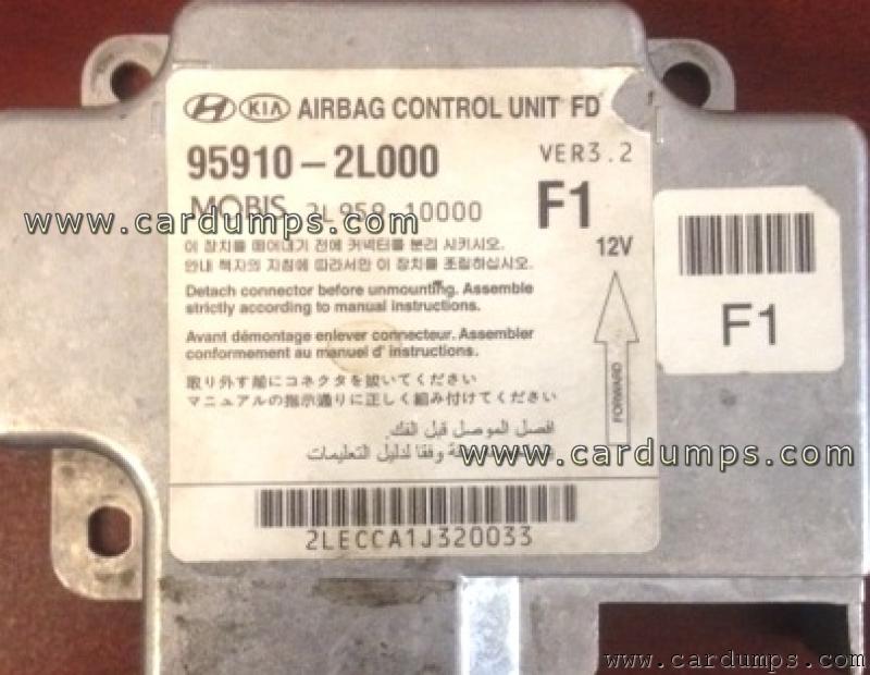 Hyundai Azera airbag 95640 95910-2L000 Mobis 2L959-10000