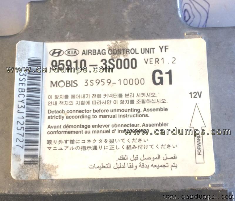 Hyundai Sonata airbag 95256 95910-3S000 Mobis 3S959-10000