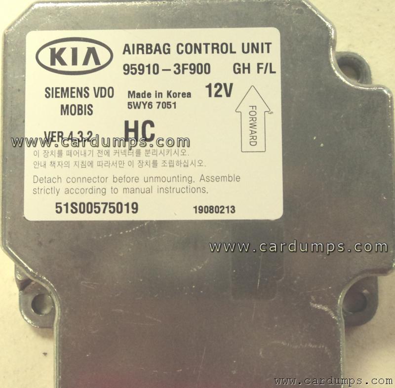 Kia Amanti airbag 95160 95910-3F900 Siemens 5WY67051