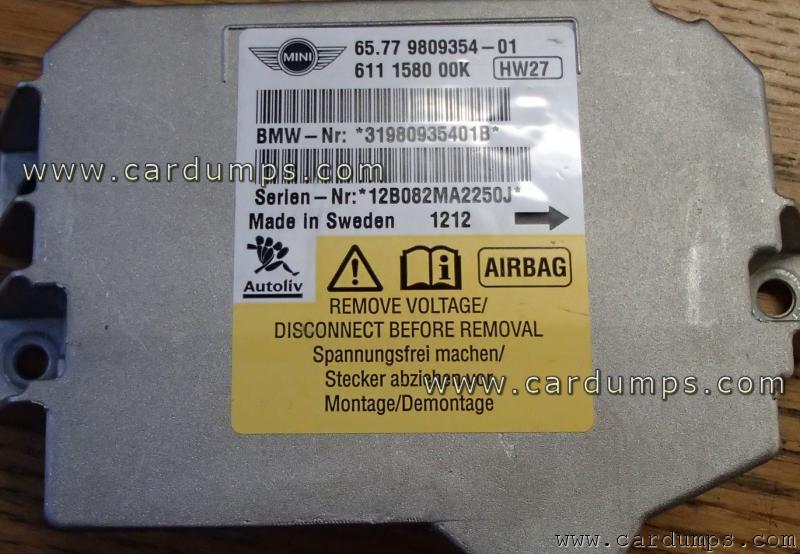 MINI Cooper airbag 95128 65.77 9809354-01