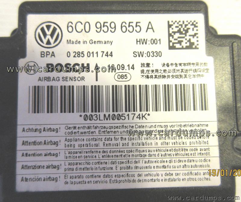 Volkswagen Polo airbag 95640 6C0 959 655 A Bosch 0 285 011 744