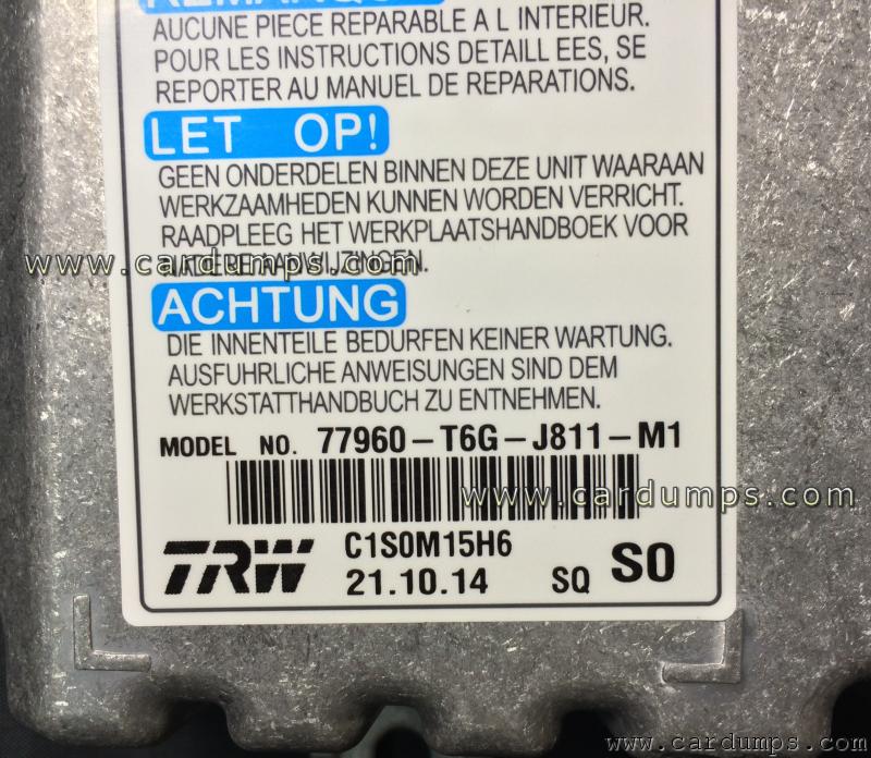 Honda N BOX airbag 95640 77960-T6G-J811-M1