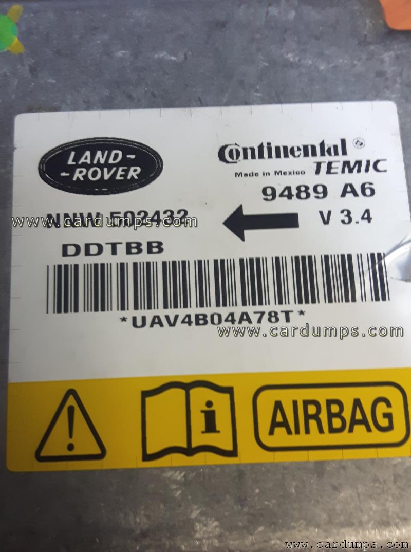 Land Rover LR3 airbag 9S12DG128 NNW502432 Continental