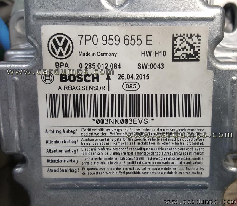 Porsche Cayenne 2016 airbag 95128 7P0 959 655 E Bosch 0 285 012 084