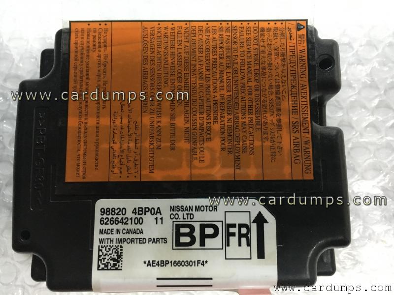 Nissan Rogue 2016 airbag Infineon XC2336B 40F 98820-4BP0A