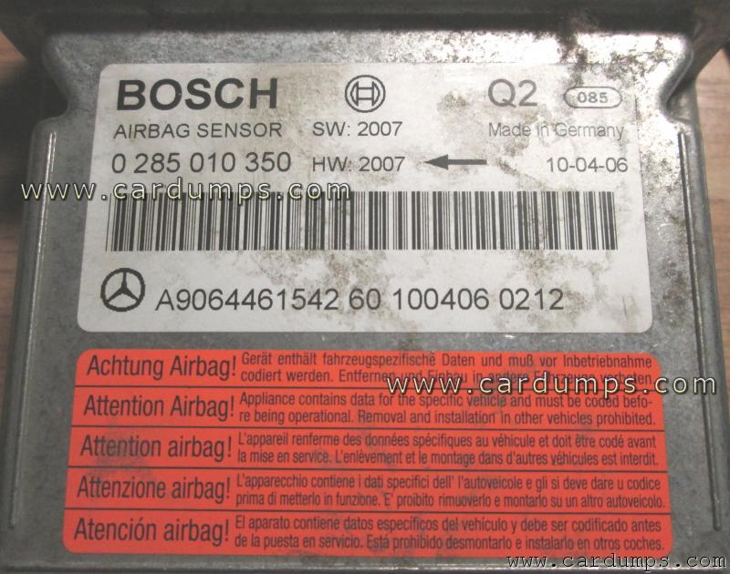 Mercedes W639 airbag 95640 A9064461542 Bosch 0 285 010 350