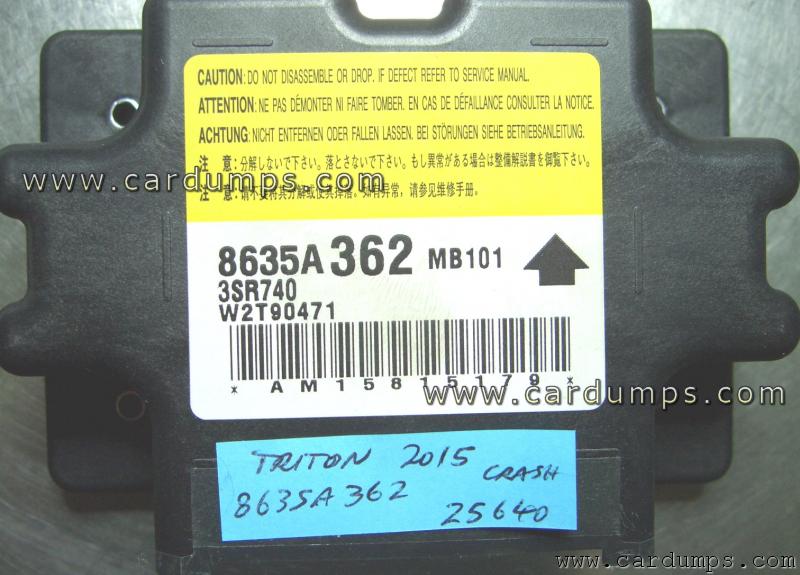 Mitsubishi Triton airbag 25640 8635A362  W2T90471