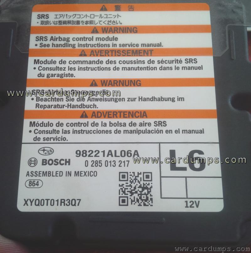 Subaru Legacy 2016 airbag 95640 98221-AL06A Bosch 0 285 013 217