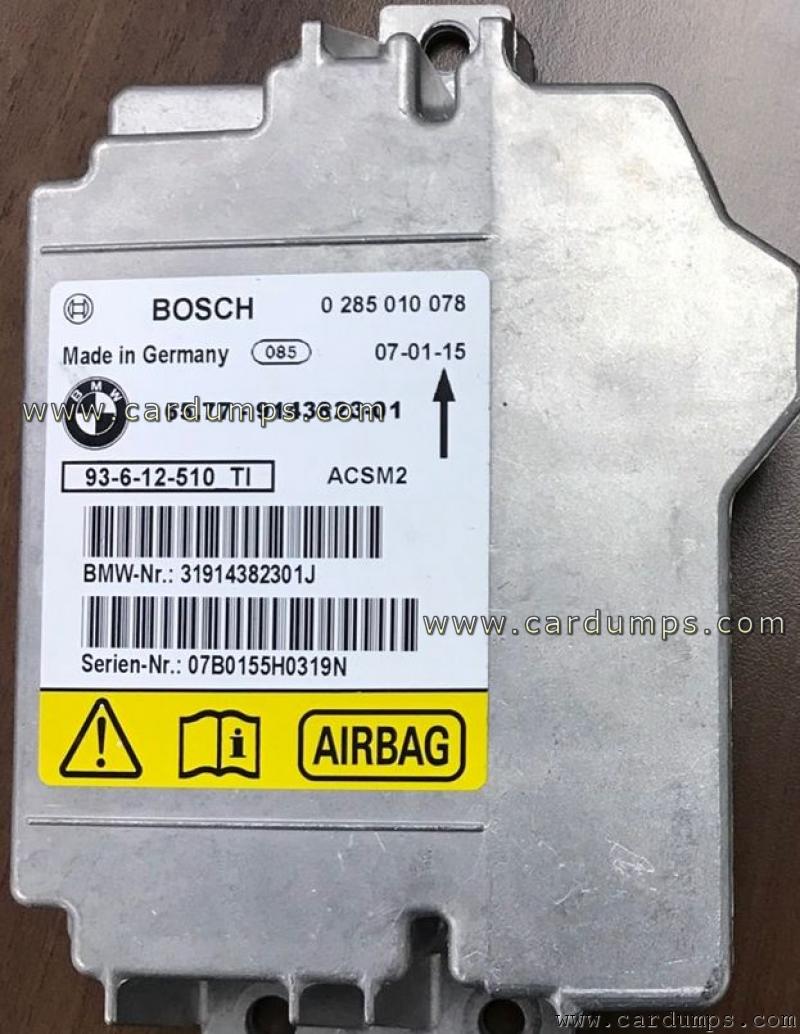 BMW E92 airbag 95128 65.77-9143823-01 Bosch 0 285 010 078