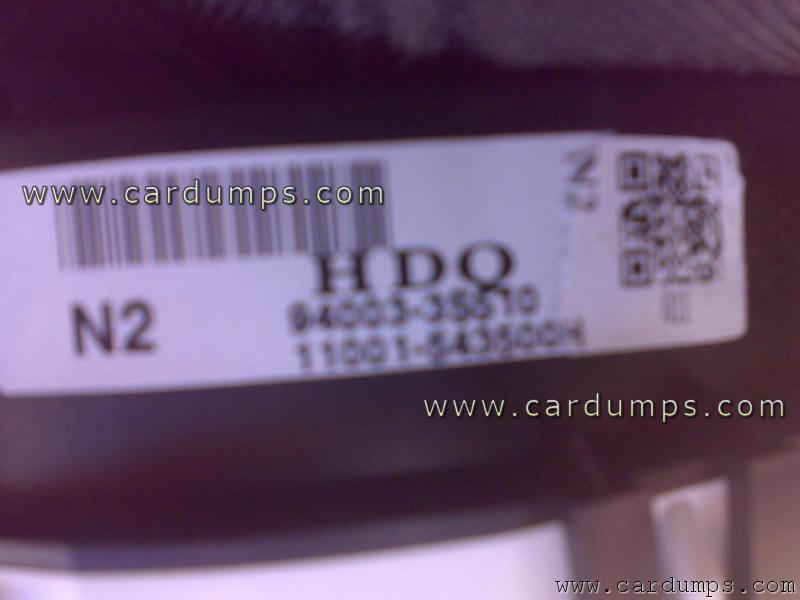 Hyundai Sonata 2012 dash 93c66 94003-35570
