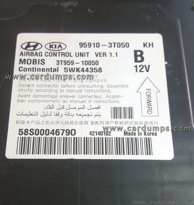 Kia Quoris airbag 95128 95910-3T050 Mobis 3T959-10050 Continental 5WK44358