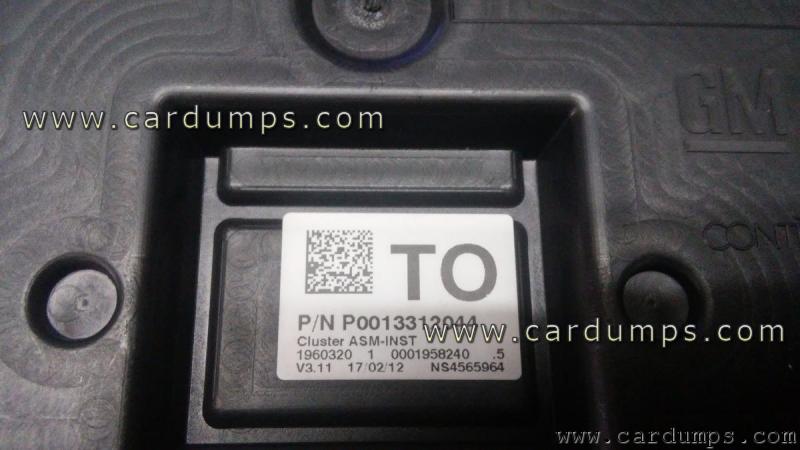 Opel Corsa D 2012 dash P0013312044