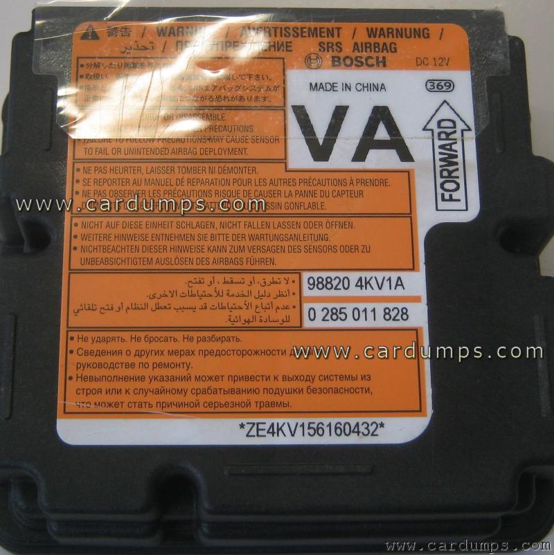 Nissan Navara airbag 95128 98820 4KV1A Bosch 0 285 011 828