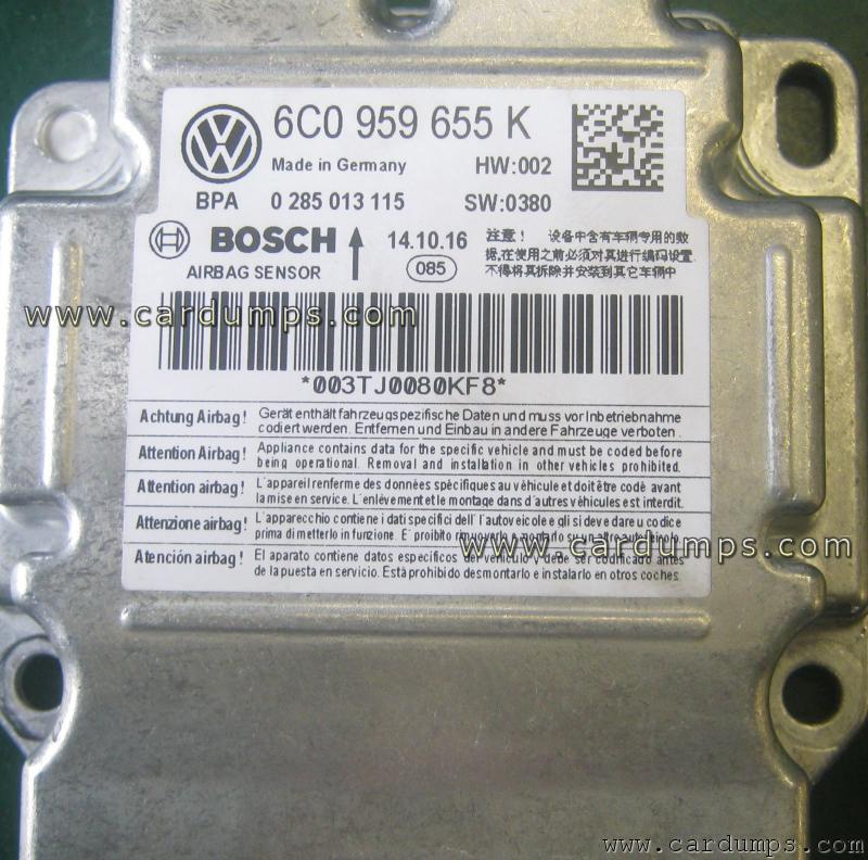 Volkswagen Polo airbag 95640 6C0 959 655 K Bosch 0 285 013 115