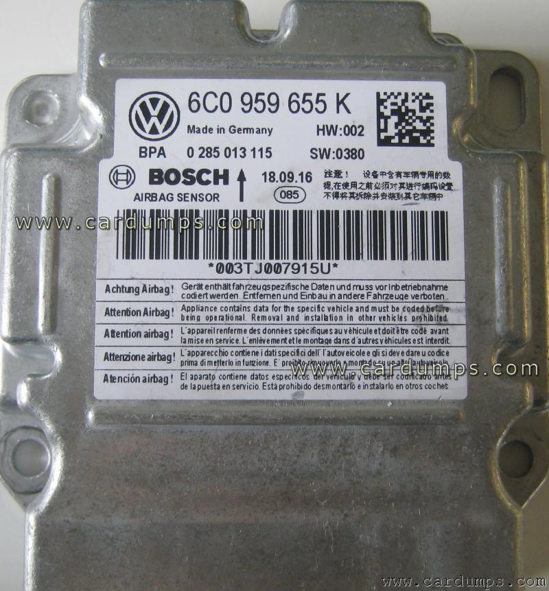 Volkswagen Polo airbag 95640 6C0 959 655 K Bosch 0 285 013 115