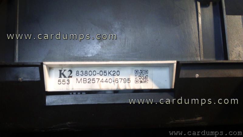 Toyota Avensis 2011 dash 93c66 83800-05K20