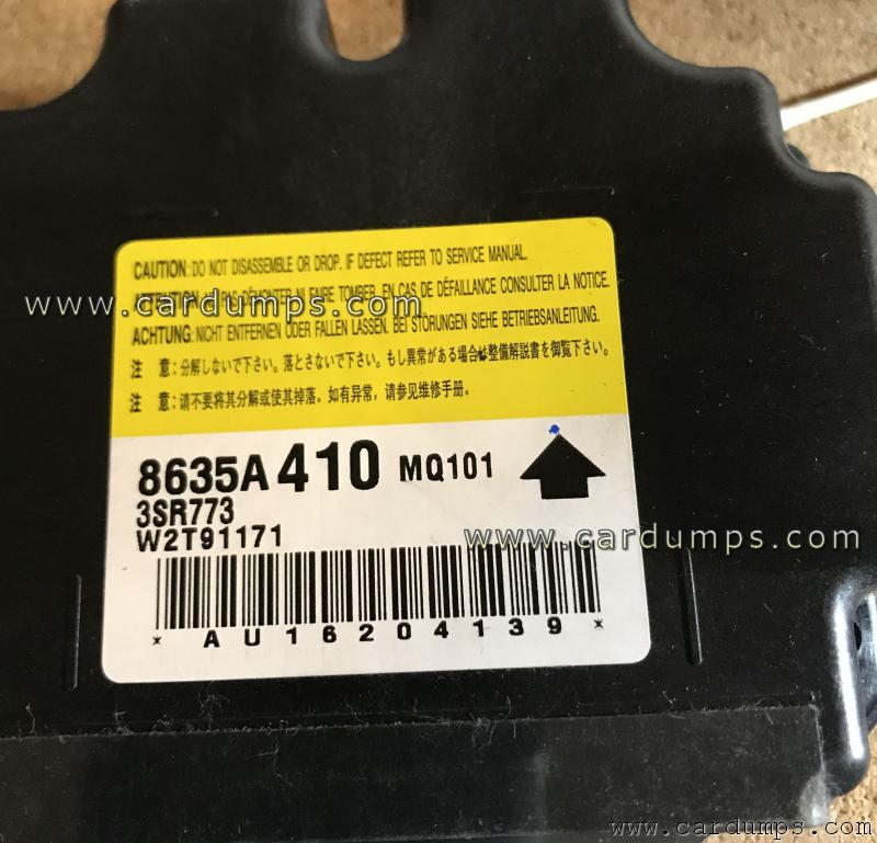 Mitsubishi Mirage 2017 airbag 95640 8635A410 W2T91171