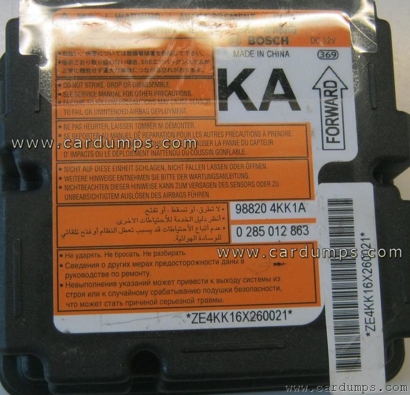 Nissan Navara airbag 95128 98820 4KK1A Bosch 0 285 012 863