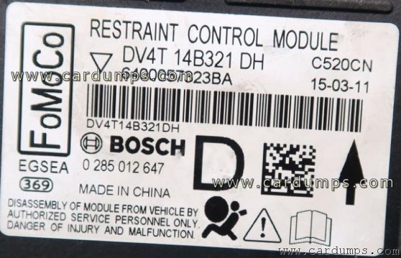 Ford Kuga 2016 airbag 95640 DV4T-14B321-DH Bosch 0 285 012 647