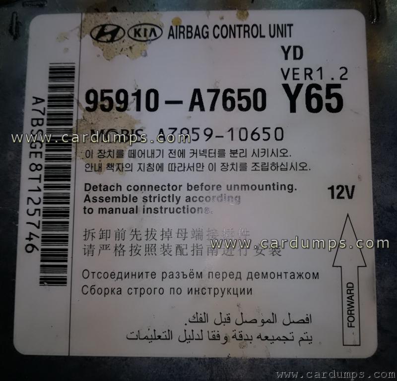 Hyundai Tucson airbag 95256 95910-A7650 Mobis A7959-10650