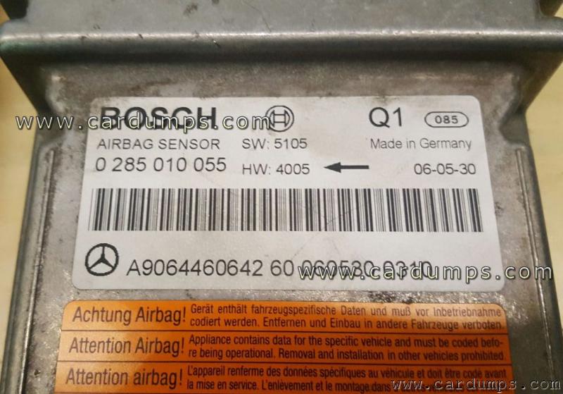 Mercedes W639 2007 airbag 95640 A906 446 06 42 Bosch 0 285 010 055