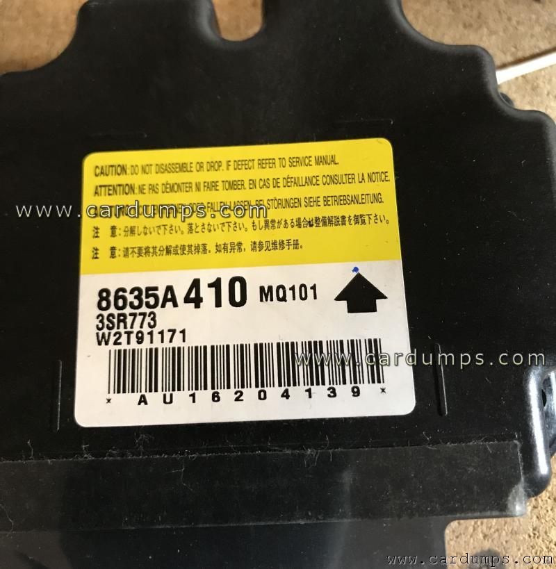 Mitsubishi Mirage 2017 airbag 95640 8635A410 3SR773 W2T91171