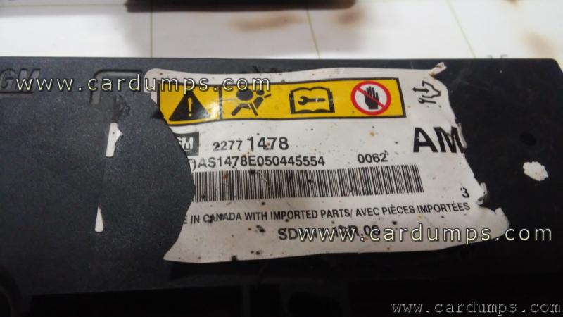 Chevrolet Tahoe 2010 airbag MAC7242 22771478