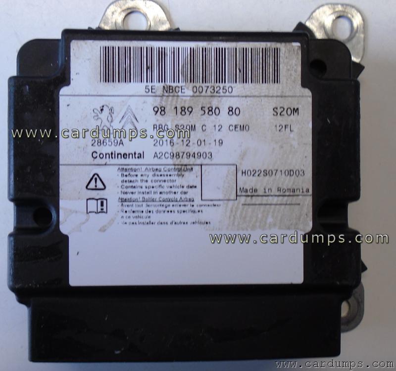 Citroen C3 airbag SPC560P50L3 98 189 580 80