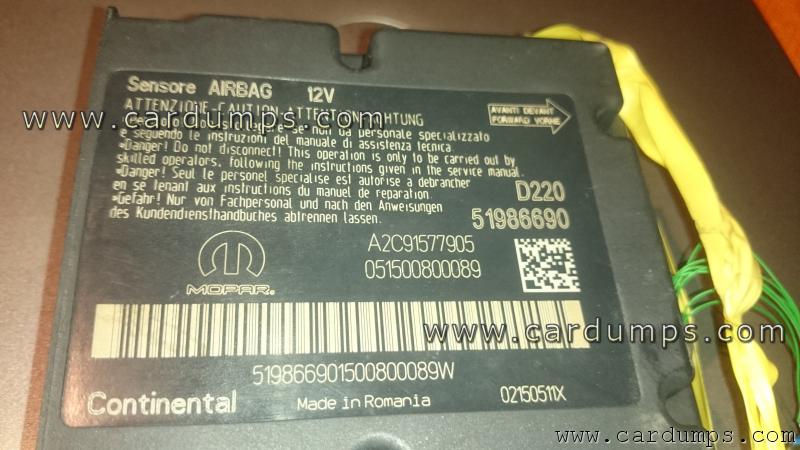 Fiat 500 airbag SPC560 51986690