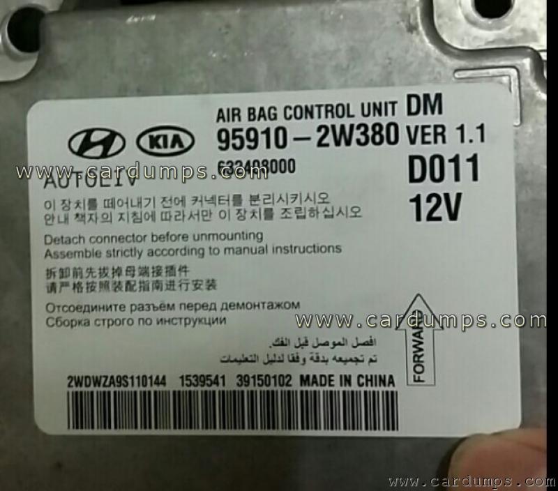 Hyundai Santa FE airbag 95910-2W380