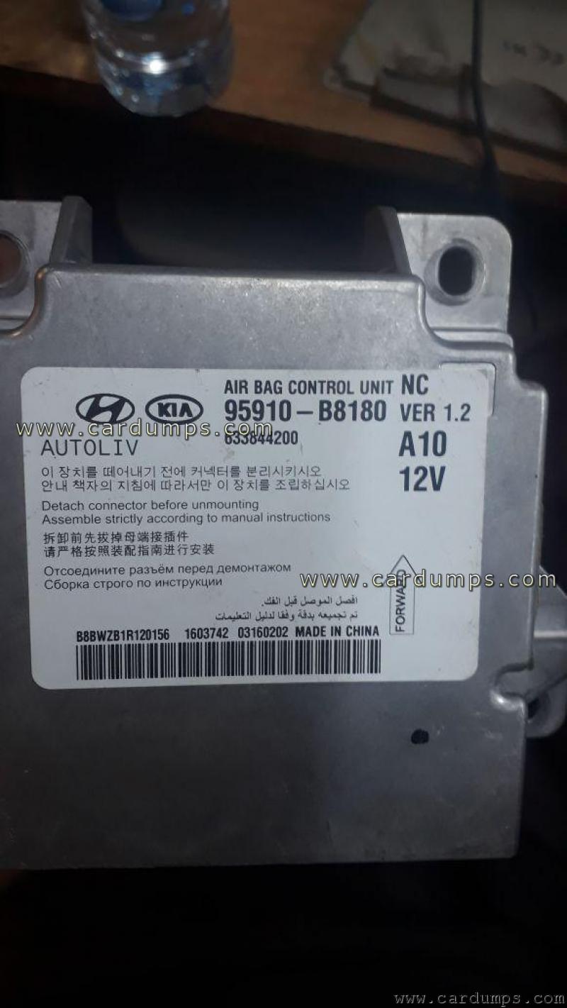 Hyundai Santa FE 2015 airbag XC2xxxA-72F 95910-B8180