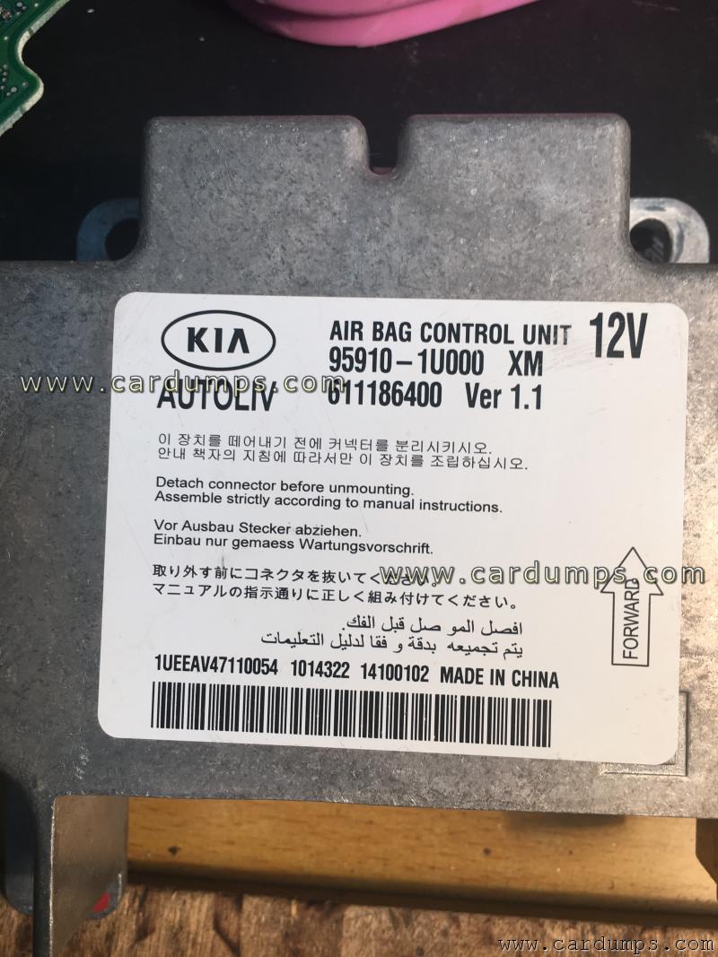 Kia Sorento 2010 airbag MAC7242 95910-1U000