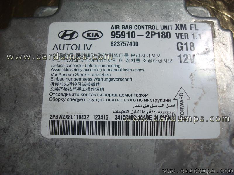 Kia Sorento 2013 airbag XC2361A-72 95910-2P180