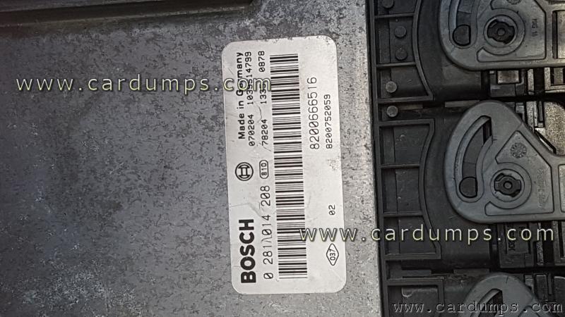 Renault Trafic 2007 engine Flash 8200825853 0281014208