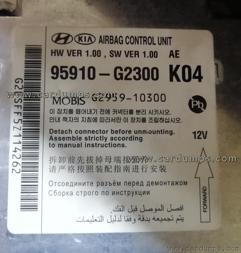 Hyundai Ioniq 2017 airbag 95256 95910-G2300