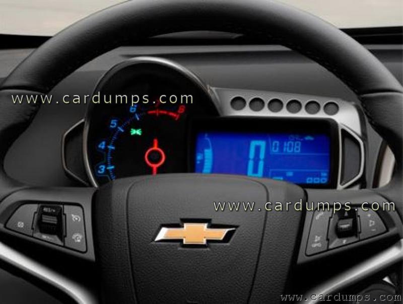 Chevrolet Aveo 2012 dash 24c16 13582620