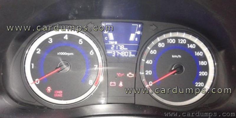 Hyundai Solaris 2011 dash 24c16 94003-4L510