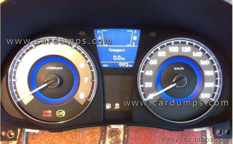 Hyundai Solaris 2011 dash 24c16 94013-4L200