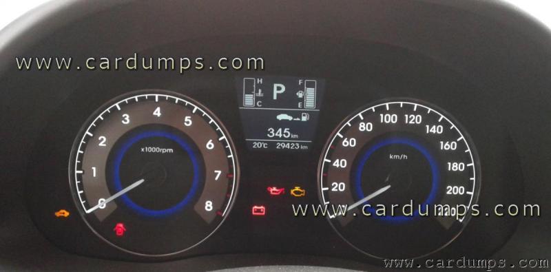 Hyundai Solaris 2015 dash 24c16 94033-4L070