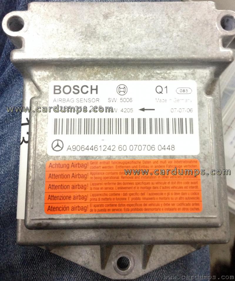 Mercedes W639 2007 airbag 95320 A 906 446 12 42 Bosch 0 285 010 225