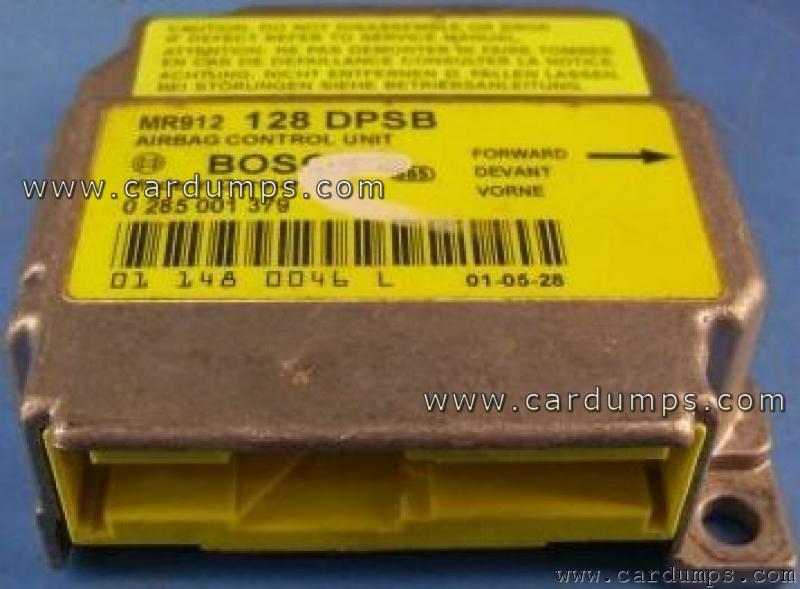 Mitsubishi Space Star 2002 airbag 68HC12BE32 MR912128DPSB Bosch 0 285 001 379