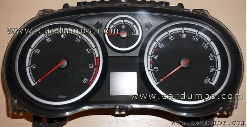 Opel Corsa D 2012 dash P0013312044