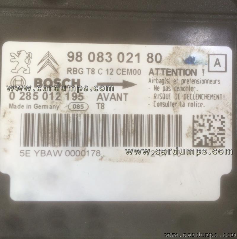 Peugeot 3008 airbag 95160 98 083 021 80 Bosch 0 285 012 195