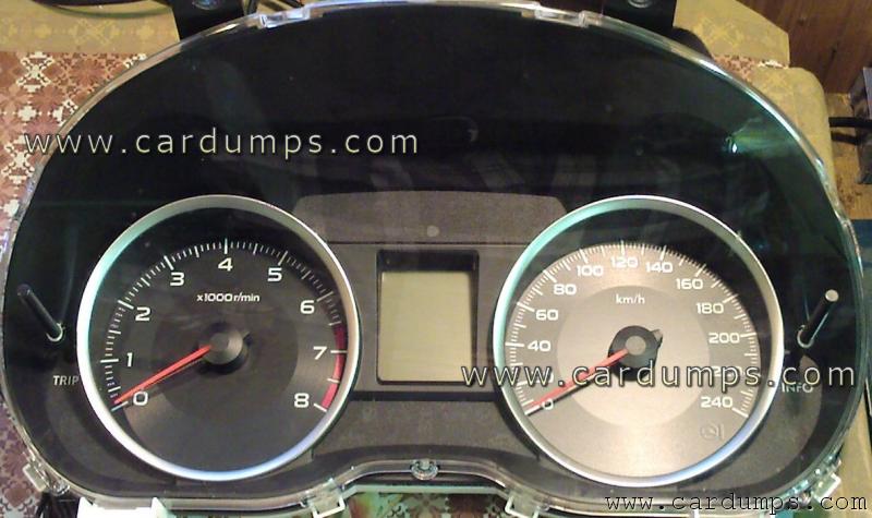 Subaru Impreza 2012 dash 93c76 85002FJ831